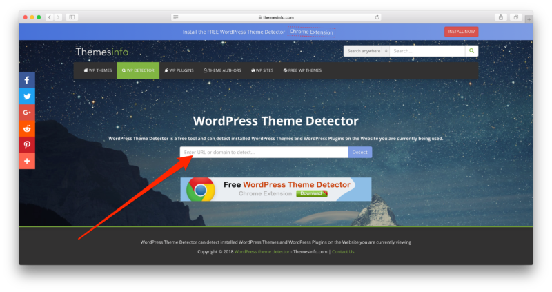 WordPress Theme Detector